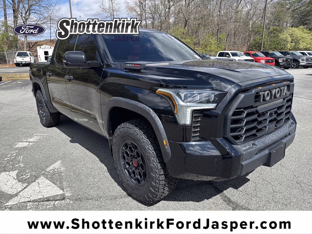 2023 Midnight Black Metallic Toyota Tundra Hybrid TRD Pro 4X4 Truck