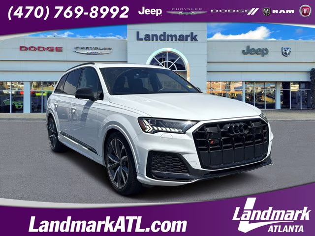 2023 White Audi SQ7 Premium Plus AWD SUV