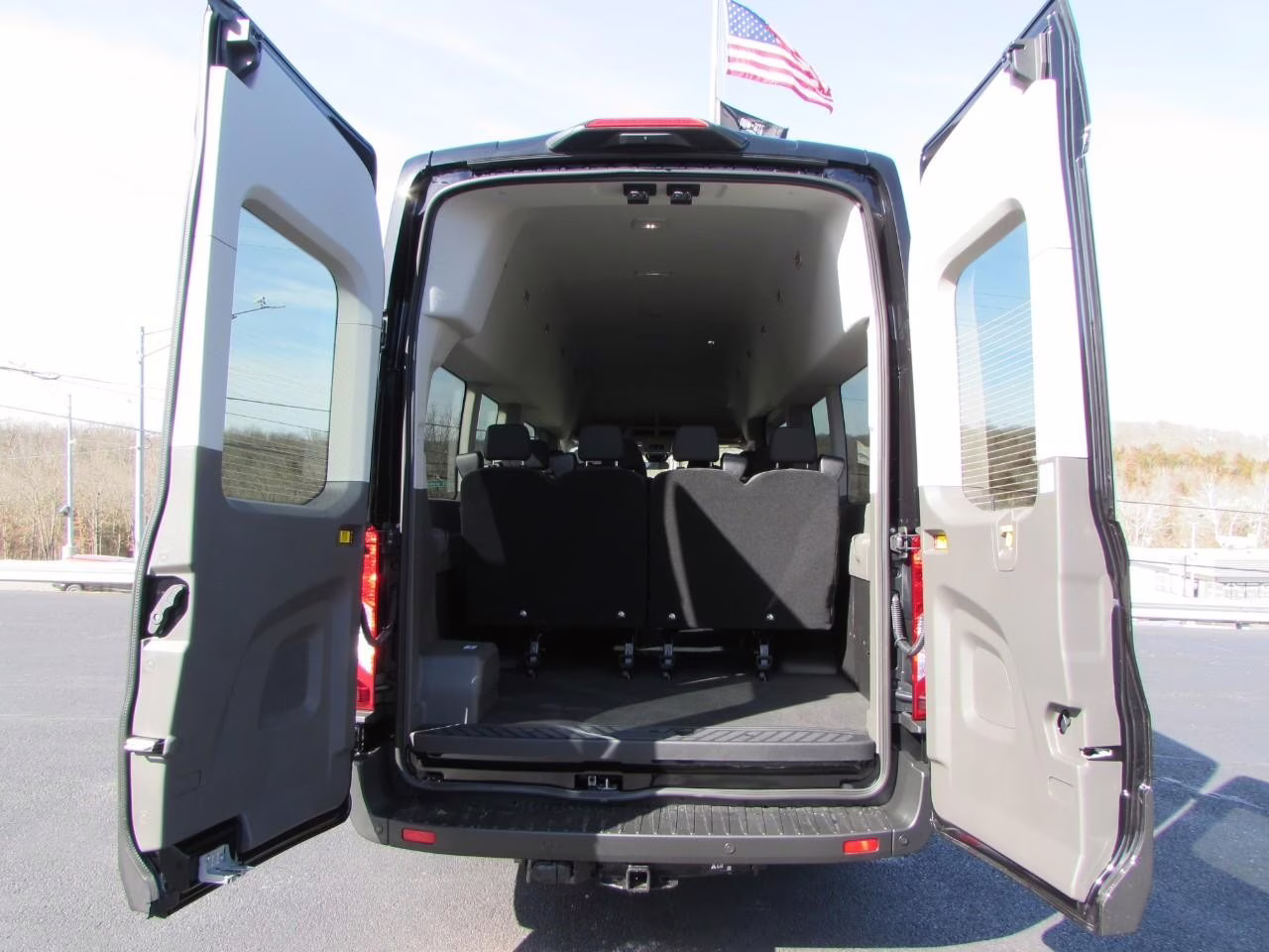 2026 Agate Black Metallic Ford Transit-350 XLT AWD Van