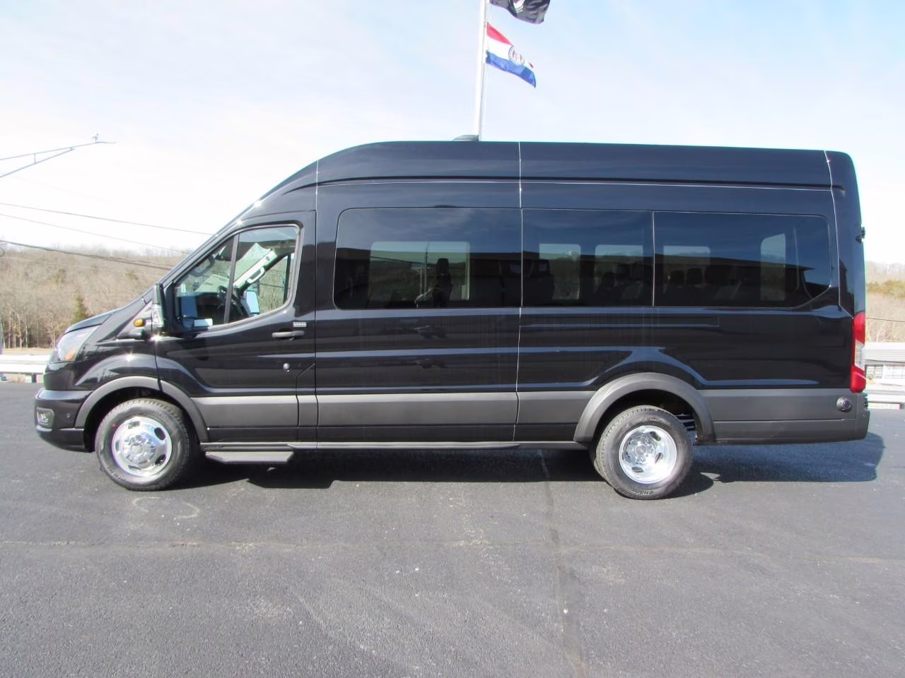 2026 Agate Black Metallic Ford Transit-350 XLT AWD Van