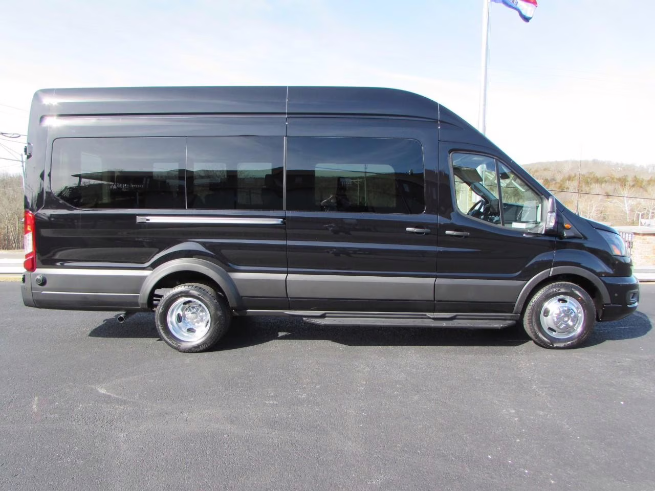 2026 Agate Black Metallic Ford Transit-350 XLT AWD Van