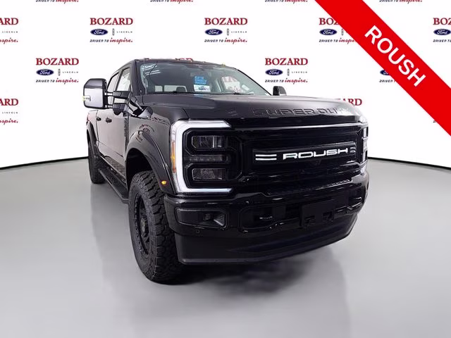 2026 Agate Black Metallic Ford Super Duty F-250 SRW Lariat ROUSH 4X4 Truck