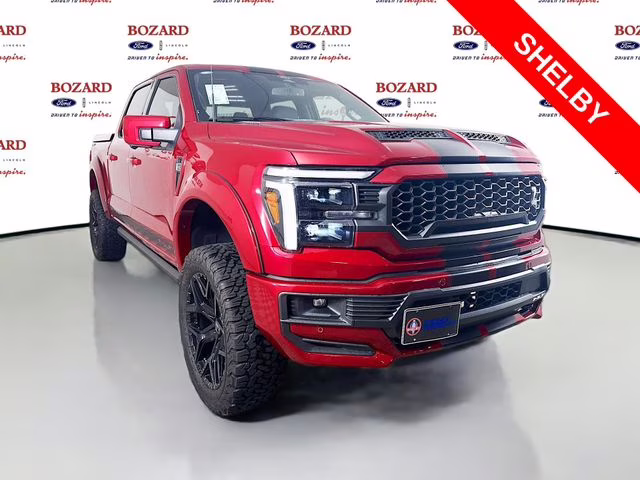 2025 Rapid Red Metallic Tinted Clearcoat Ford F-150 Lariat 4X4 Truck