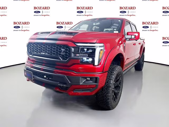 2025 Rapid Red Metallic Tinted Clearcoat Ford F-150 Lariat 4X4 Truck