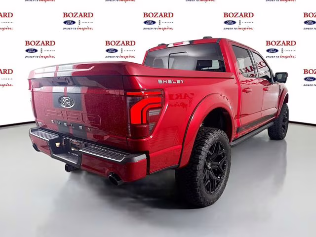 2025 Rapid Red Metallic Tinted Clearcoat Ford F-150 Lariat 4X4 Truck