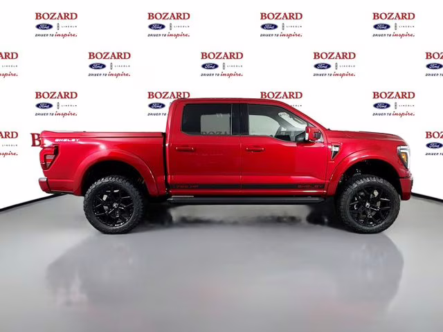 2025 Rapid Red Metallic Tinted Clearcoat Ford F-150 Lariat 4X4 Truck