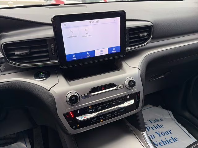 2021 Red Metallic Ford Explorer XLT 4X4 SUV