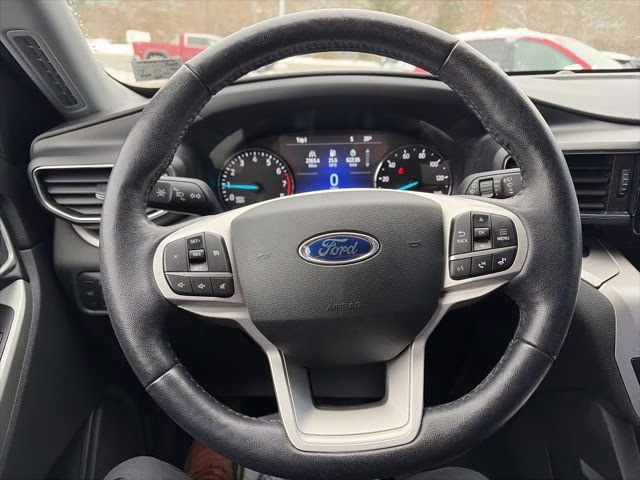 2021 Red Metallic Ford Explorer XLT 4X4 SUV