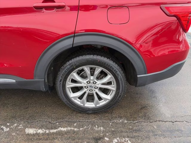 2021 Red Metallic Ford Explorer XLT 4X4 SUV