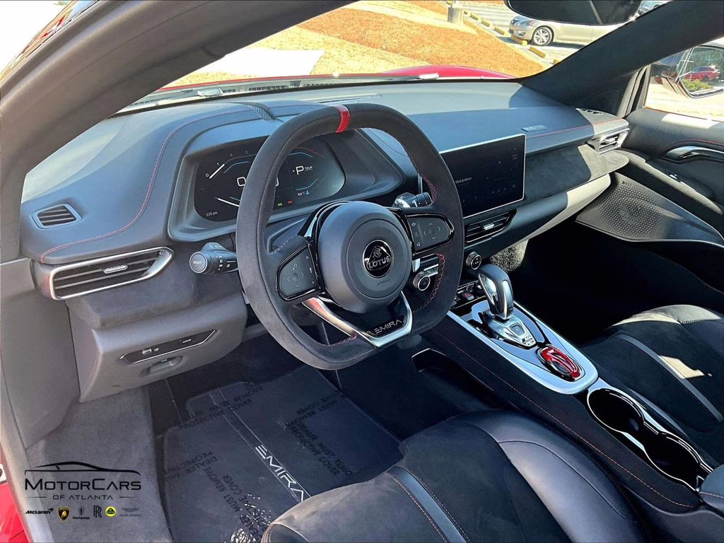2024 Magma Red Lotus Emira V6 RWD Coupe