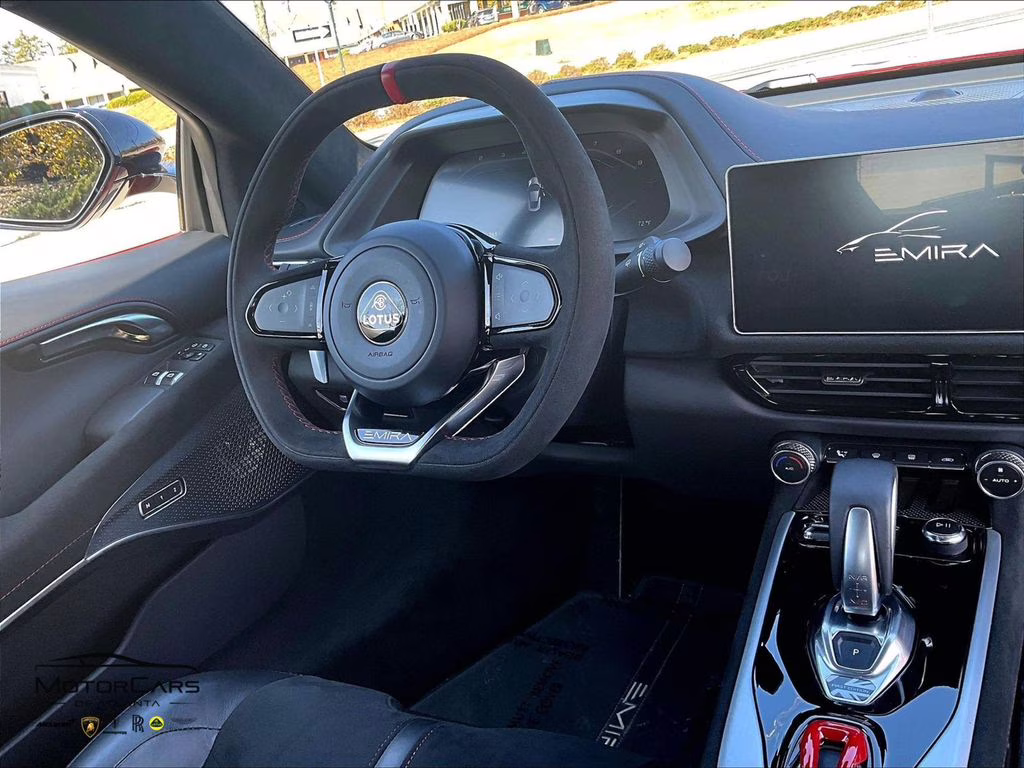 2024 Magma Red Lotus Emira V6 RWD Coupe