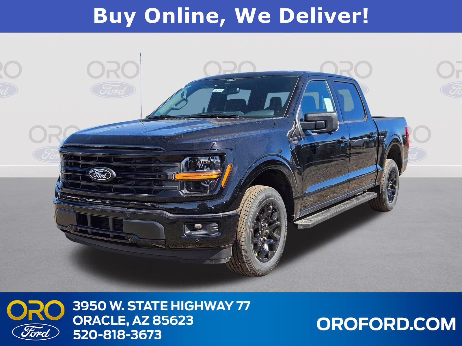 2026 Black Metallic Ford F-150 XLT RWD Truck