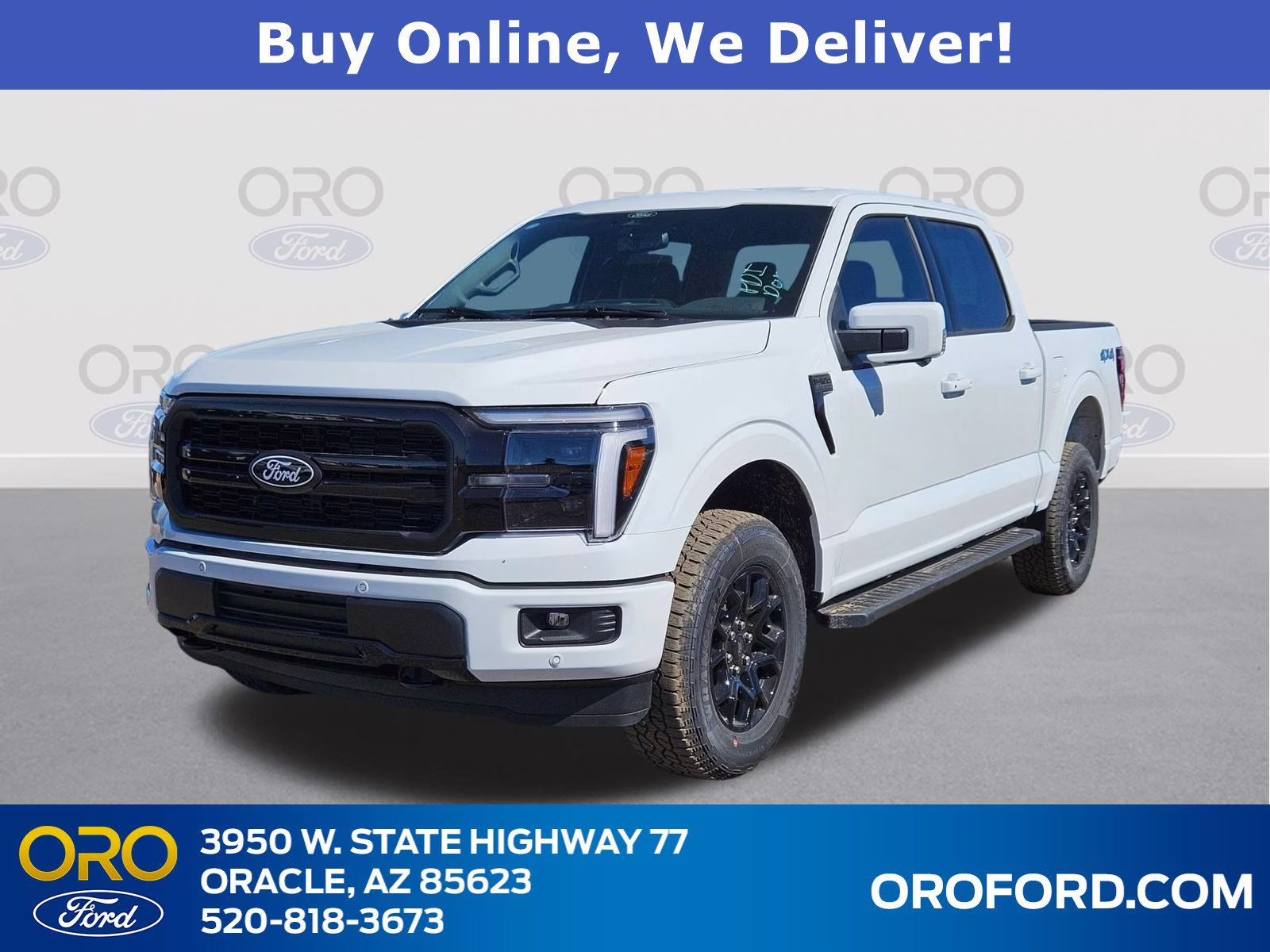 2026 Oxford White Ford F-150 Lariat 4X4 Truck