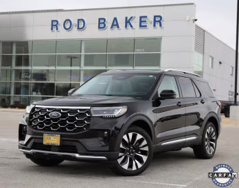 2025 Agate Black Ford Explorer Platinum 4X4 SUV