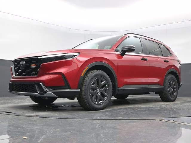 2026 Radiant Red Metallic Honda CR-V Hybrid TrailSport AWD SUV