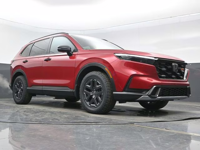 2026 Radiant Red Metallic Honda CR-V Hybrid TrailSport AWD SUV