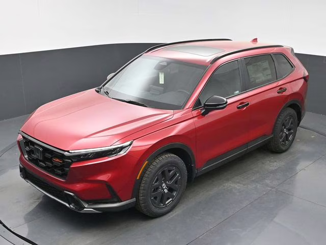2026 Radiant Red Metallic Honda CR-V Hybrid TrailSport AWD SUV