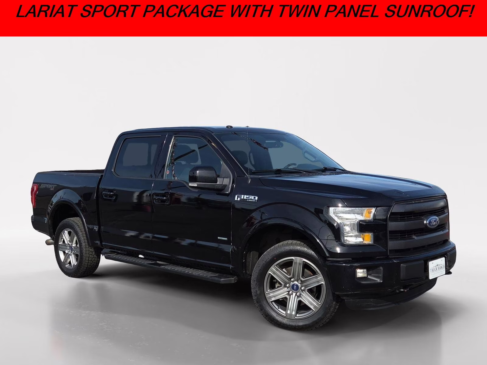 2016 Shadow Black Ford F-150 Lariat 4X4 Truck