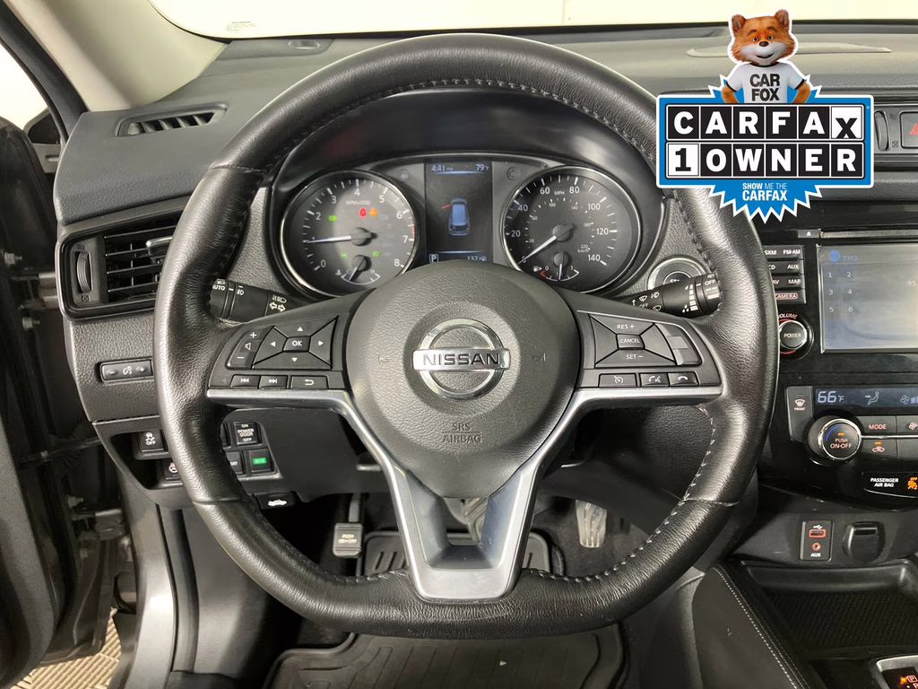 2017 Gun Metallic Nissan Rogue SL AWD SUV