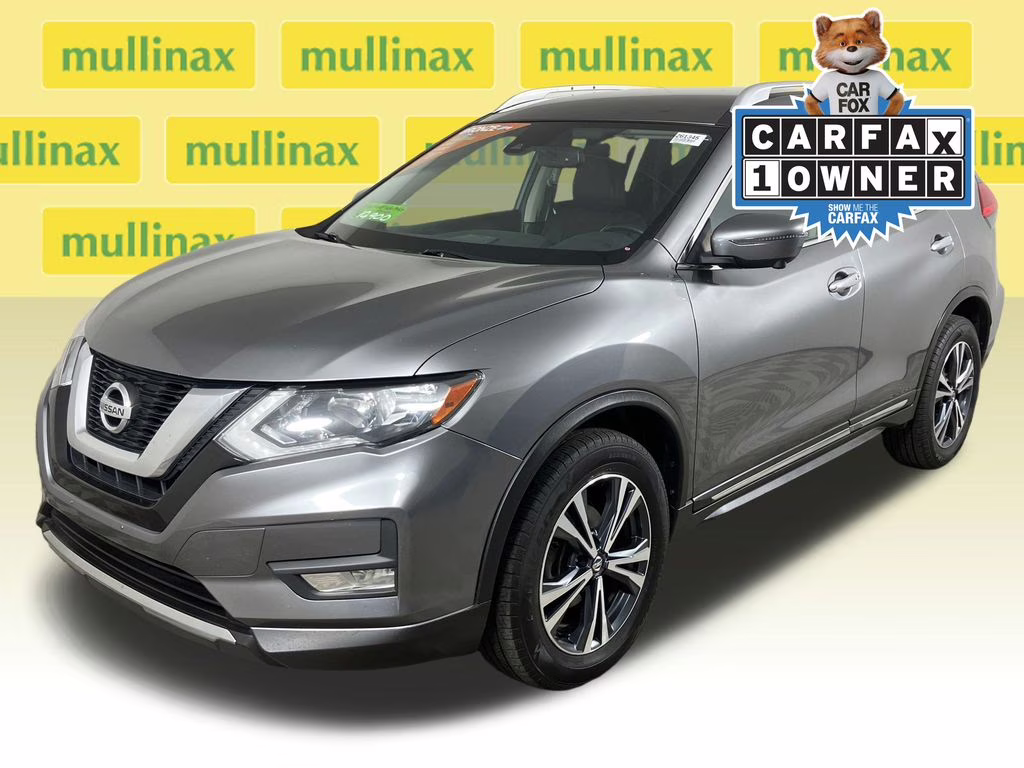 2017 Gun Metallic Nissan Rogue SL AWD SUV