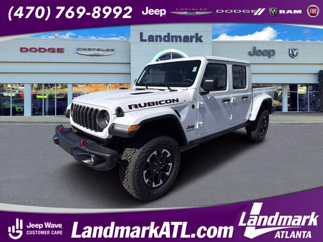 2026 Bright White Clearcoat Jeep Gladiator Rubicon X 4X4 Truck