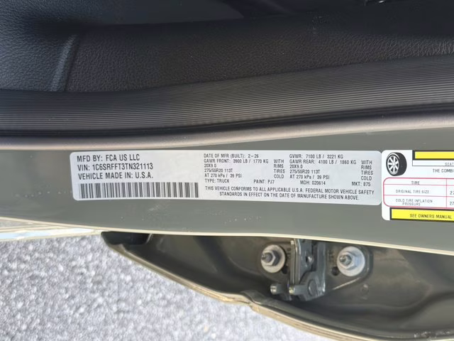 2026 Canyon Lake Ram 1500 Big Horn 4X4 Truck