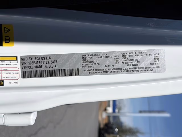 2026 Bright White Clearcoat Jeep Gladiator Rubicon X 4X4 Truck