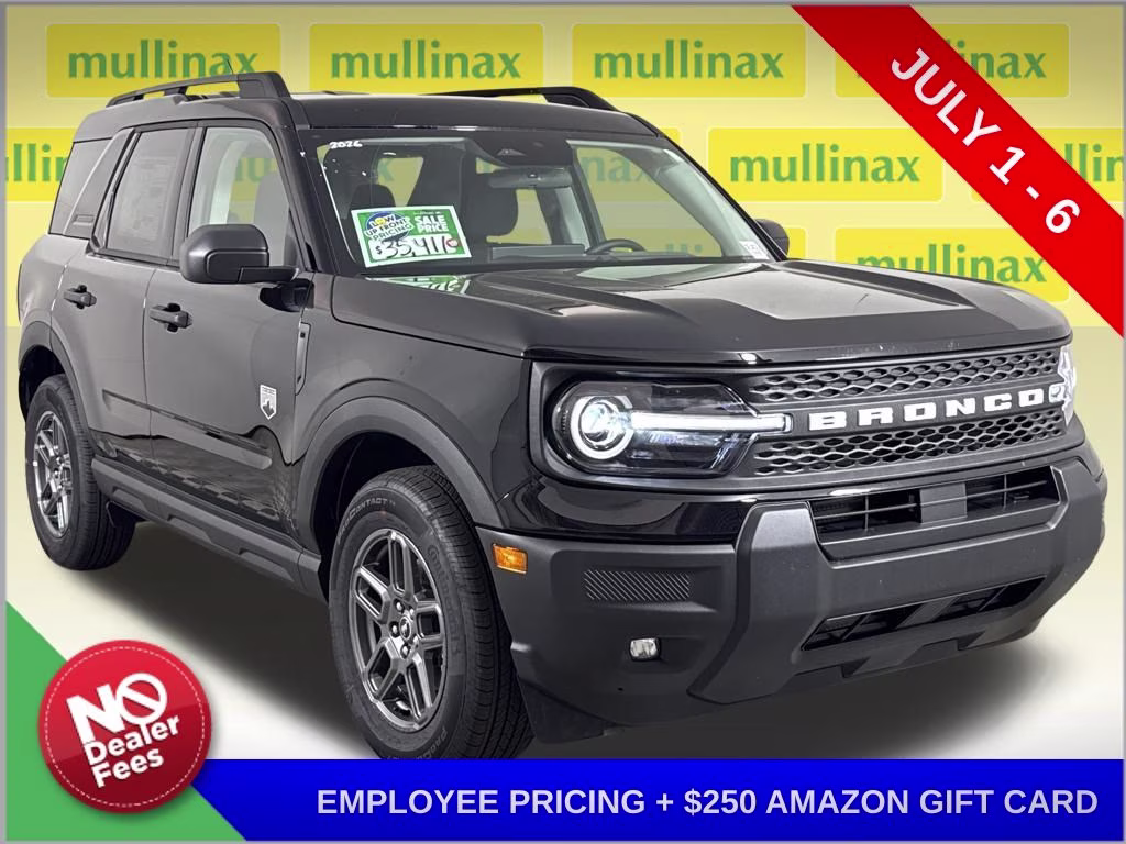 2026 Shadow Black Ford Bronco Sport Big Bend 4X4 SUV
