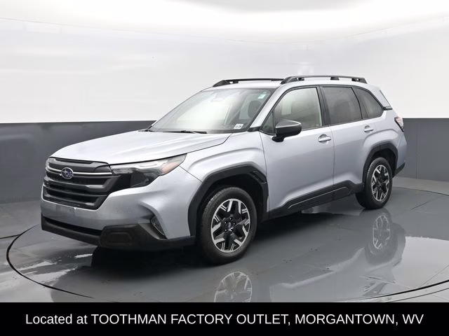 2025 Ice Silver Metallic Subaru Forester Premium AWD SUV
