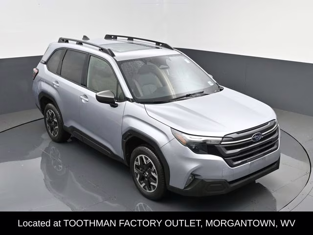2025 Ice Silver Metallic Subaru Forester Premium AWD SUV