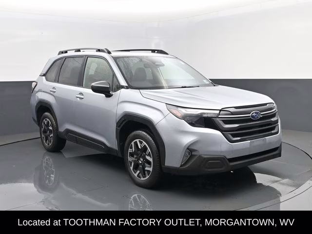 2025 Ice Silver Metallic Subaru Forester Premium AWD SUV