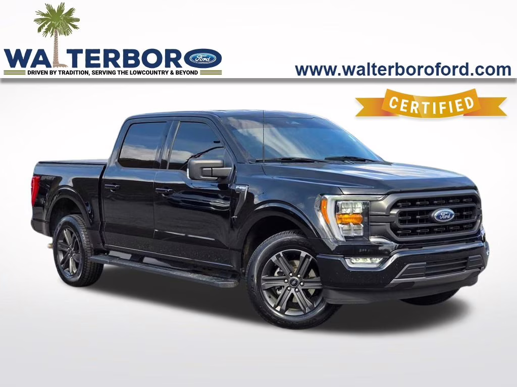 2023 Agate Black Metallic Ford F-150 XLT RWD Truck