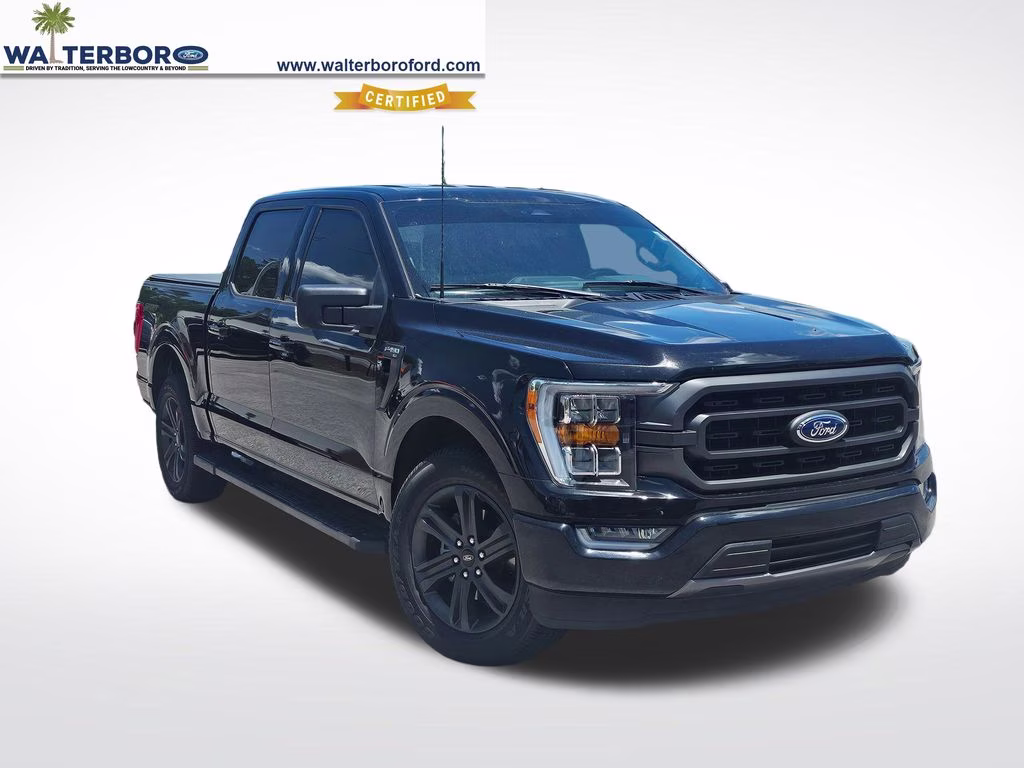 2023 Agate Black Metallic Ford F-150 XLT RWD Truck