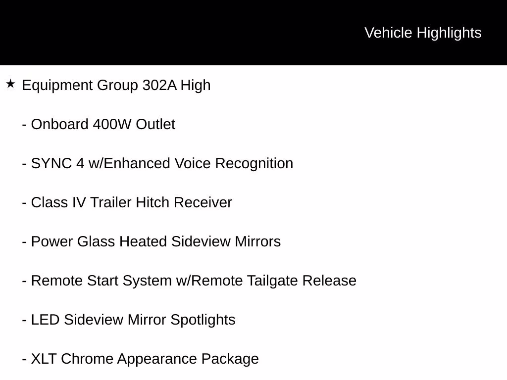 2023 Agate Black Metallic Ford F-150 XLT RWD Truck