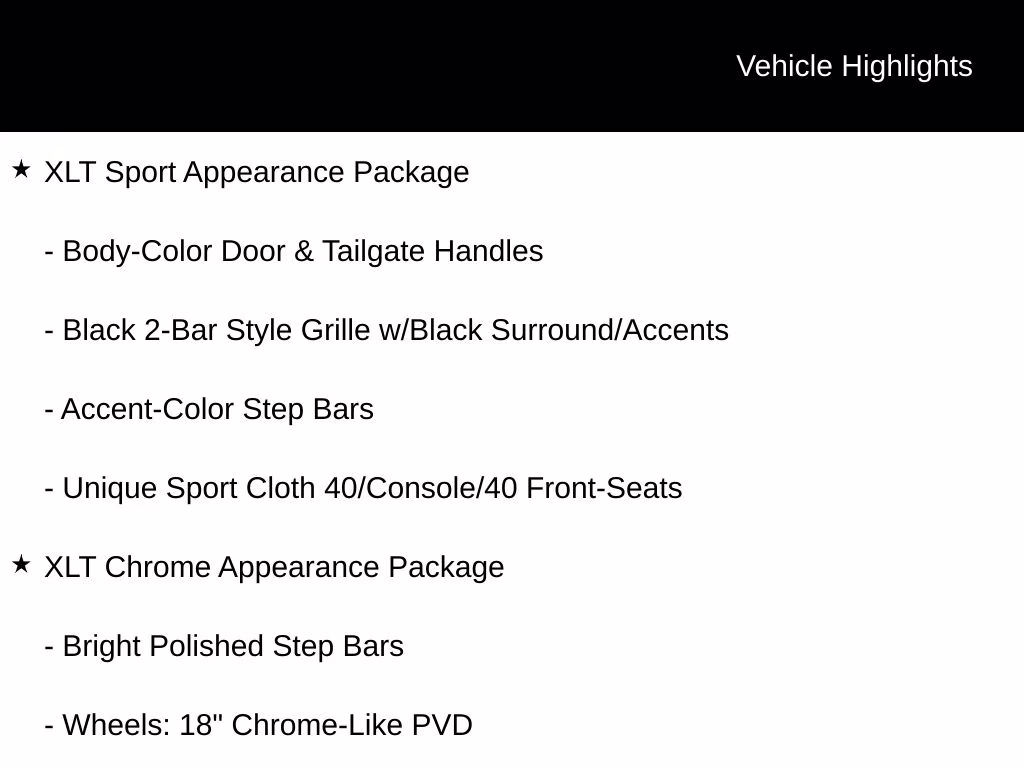 2023 Agate Black Metallic Ford F-150 XLT RWD Truck