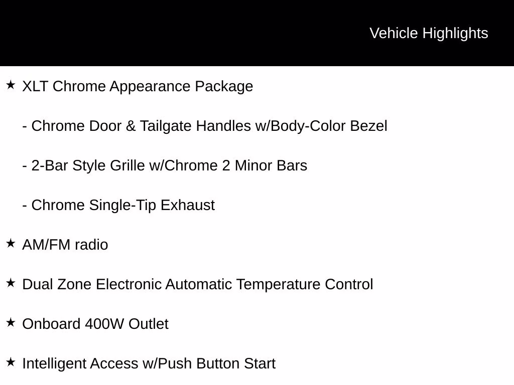 2023 Agate Black Metallic Ford F-150 XLT RWD Truck