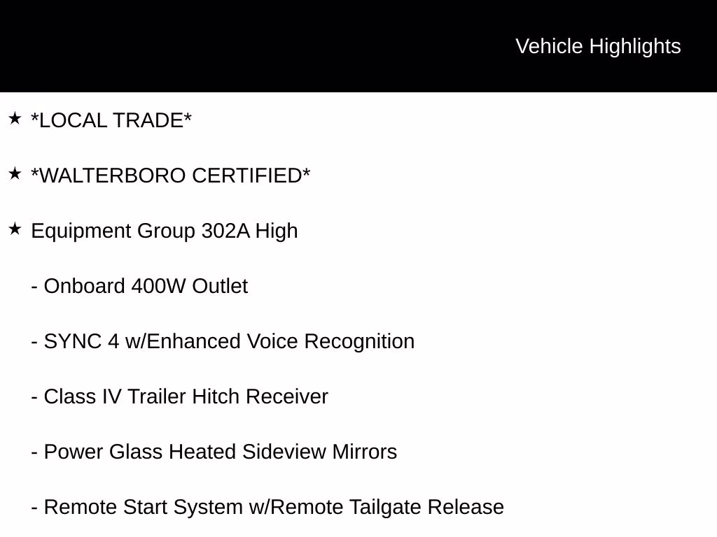 2023 Agate Black Metallic Ford F-150 XLT RWD Truck