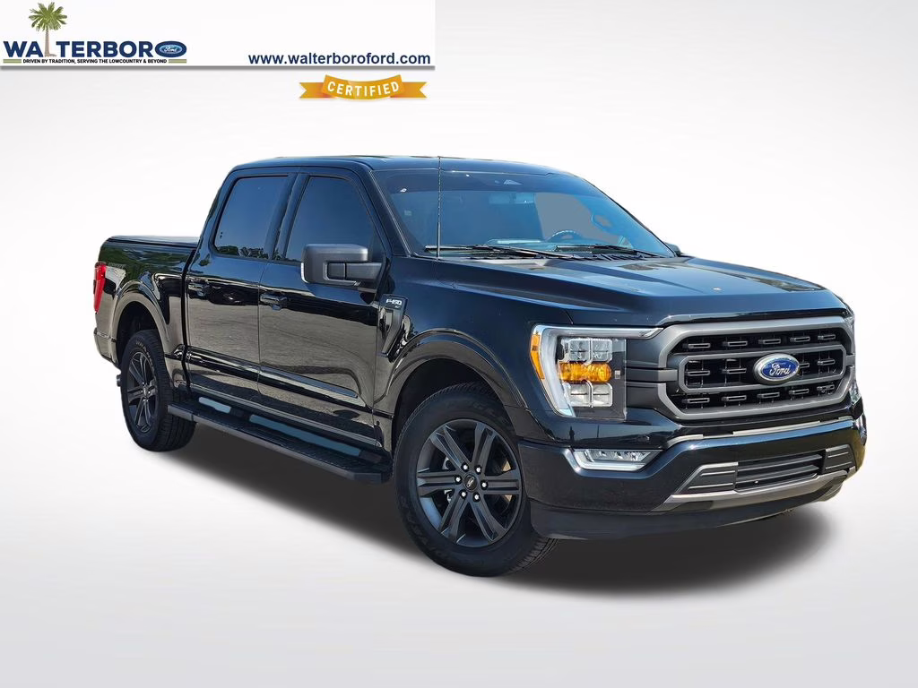 2023 Agate Black Metallic Ford F-150 XLT RWD Truck
