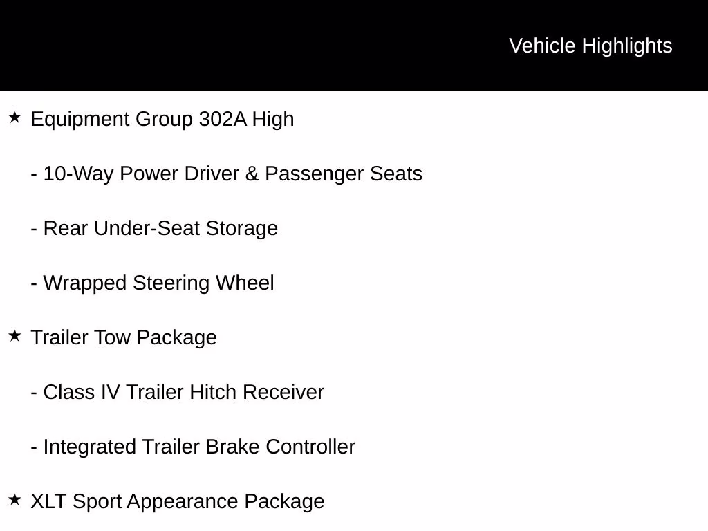 2023 Agate Black Metallic Ford F-150 XLT RWD Truck