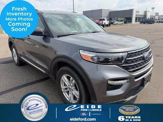 2022 Carbonized Gray Metallic Ford Explorer XLT 4X4 SUV