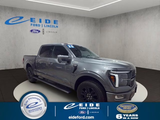2025 Carbonized Gray Metallic Ford F-150 Platinum 4X4 Truck