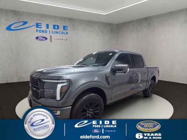 2025 Carbonized Gray Metallic Ford F-150 Platinum 4X4 Truck