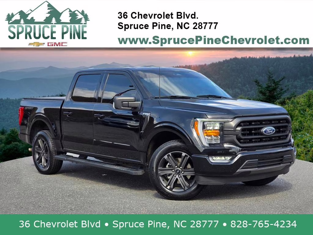 2023 Agate Black Metallic Ford F-150 XLT RWD Truck