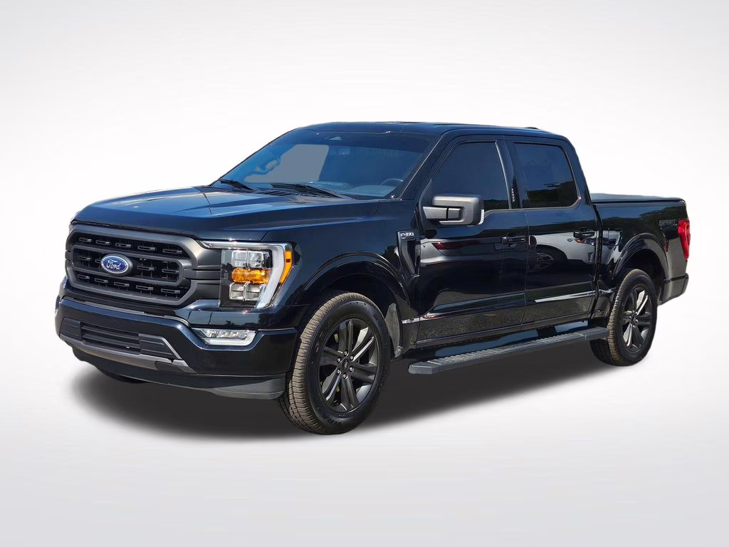 2023 Agate Black Metallic Ford F-150 XLT RWD Truck