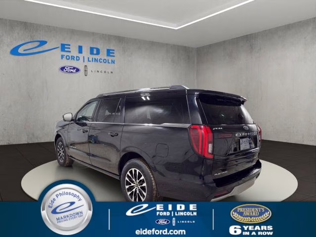 2025 Agate Black Metallic Ford Expedition Max Platinum 4X4 SUV