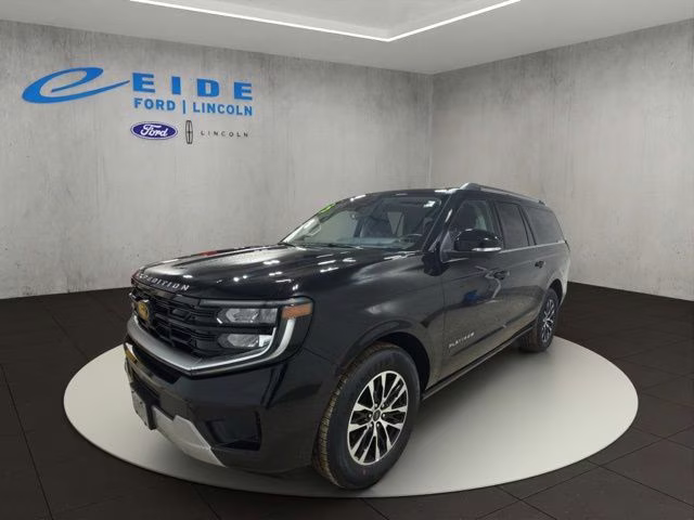 2025 Agate Black Metallic Ford Expedition Max Platinum 4X4 SUV