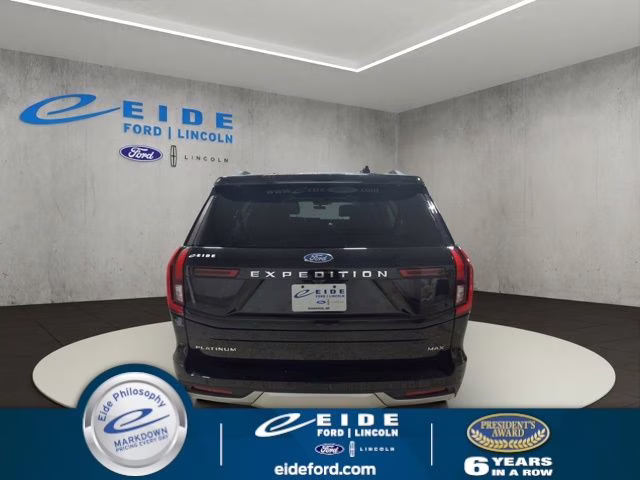 2025 Agate Black Metallic Ford Expedition Max Platinum 4X4 SUV