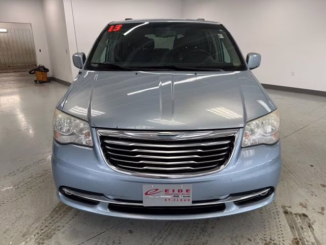 2013 Crystal Blue Pearlcoat Chrysler Town & Country Touring FWD Van
