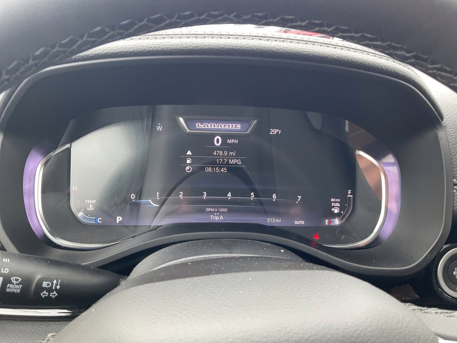 2026 Granite Crystal Metallic Clearcoat Ram 1500 Laramie 4X4 Truck