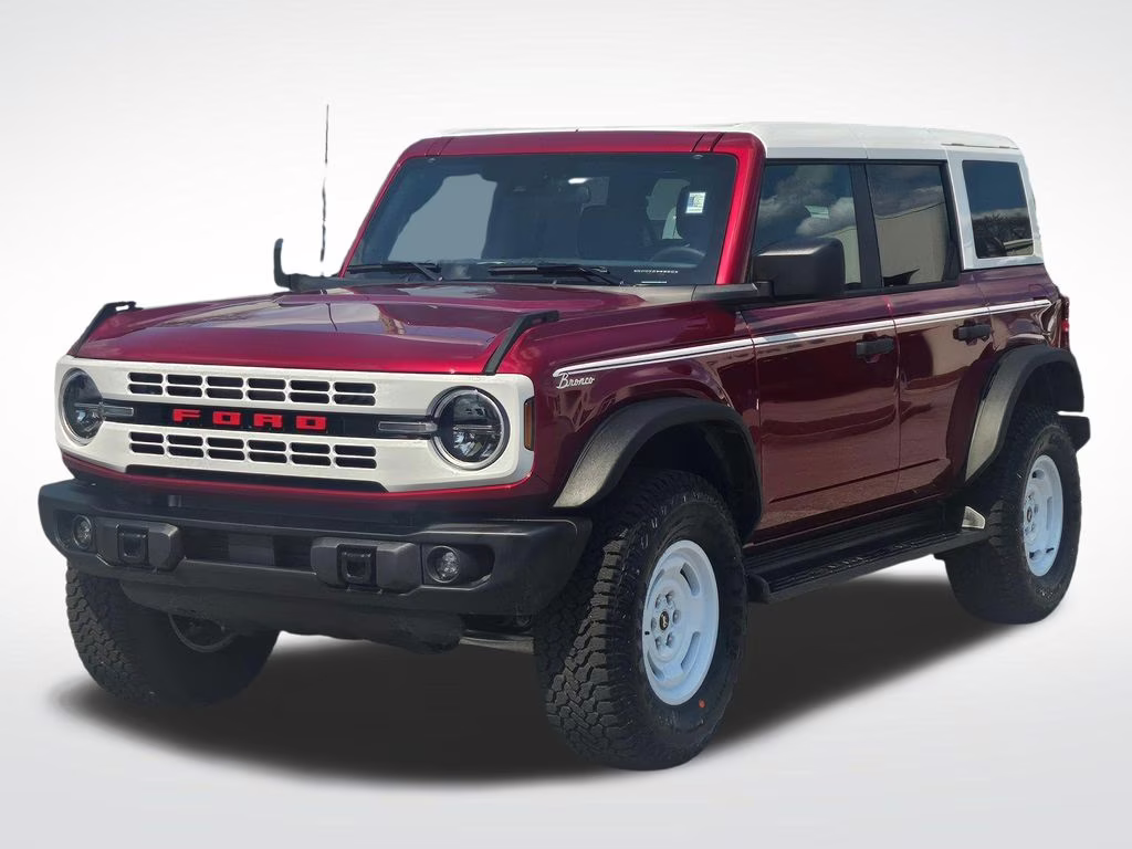 2026 Ruby Red Metallic Tinted Clearcoat Ford Bronco Heritage Edition 4X4 SUV